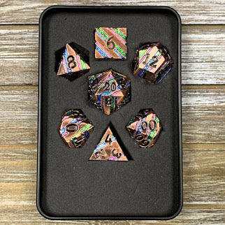 Celestial Fortress Metal Dice Set