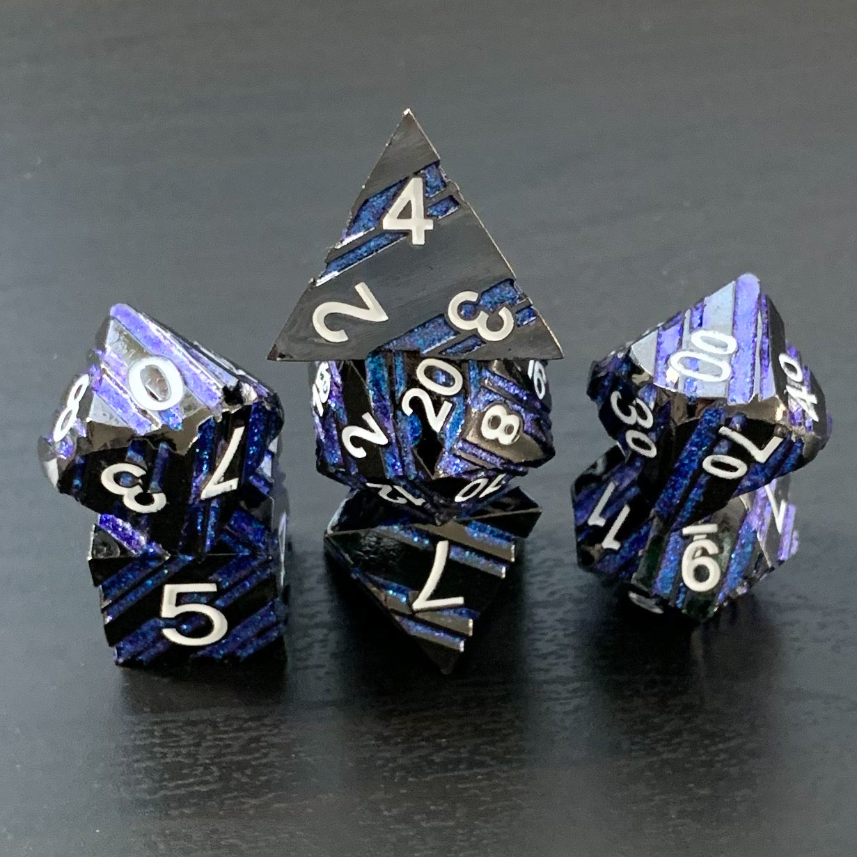 Dark Fortress Metal Dice Set