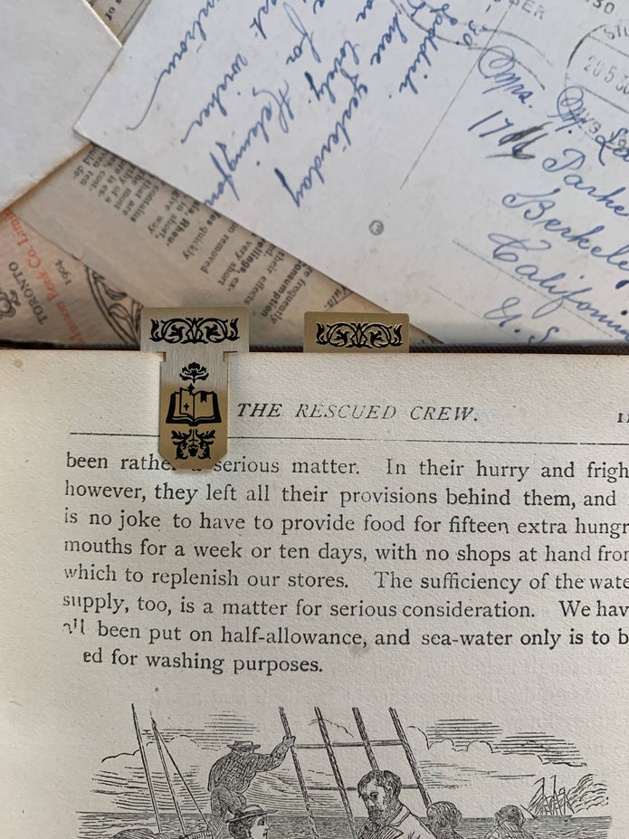 Set of 4 Brass Page Markers