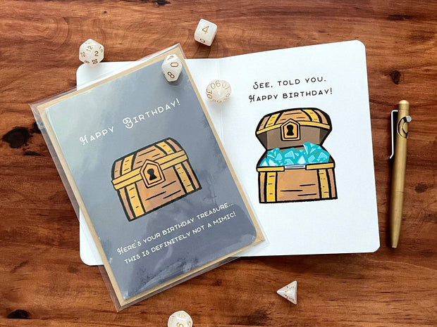 Not A Mimic Birthday Card