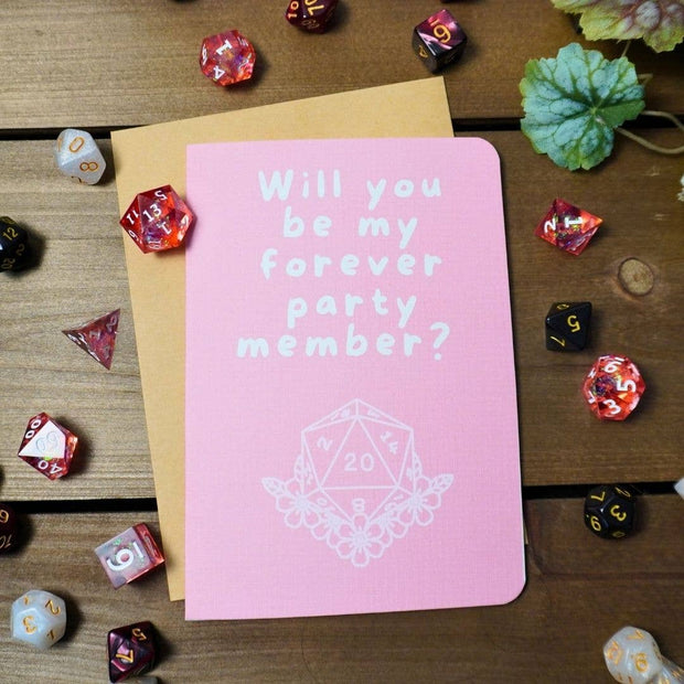Forever Party Member Valentines Day Card