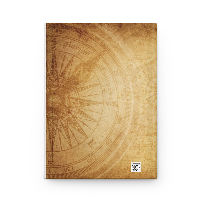Dungeon Dreams Customizable Hardcover Journal — Vintage Compass RPG Campaign Notebook
