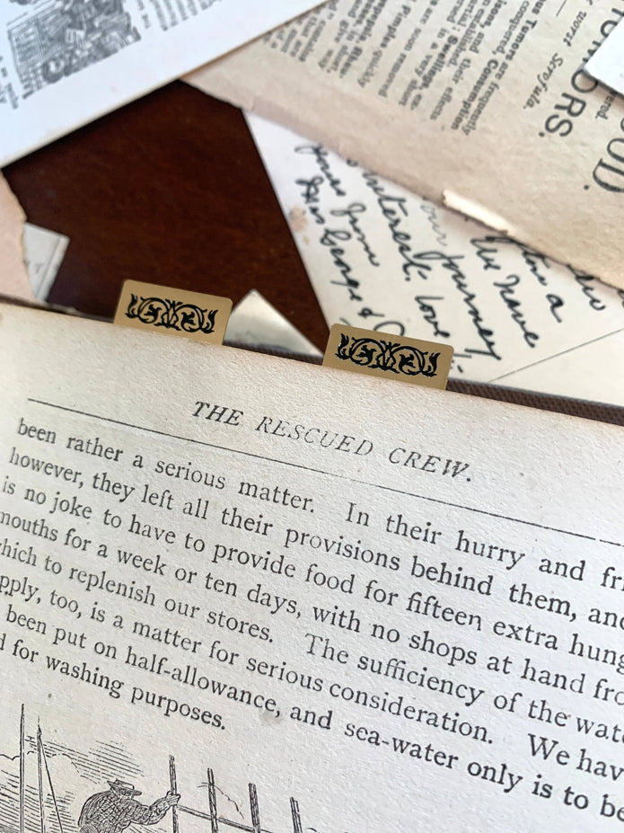 Set of 4 Brass Page Markers