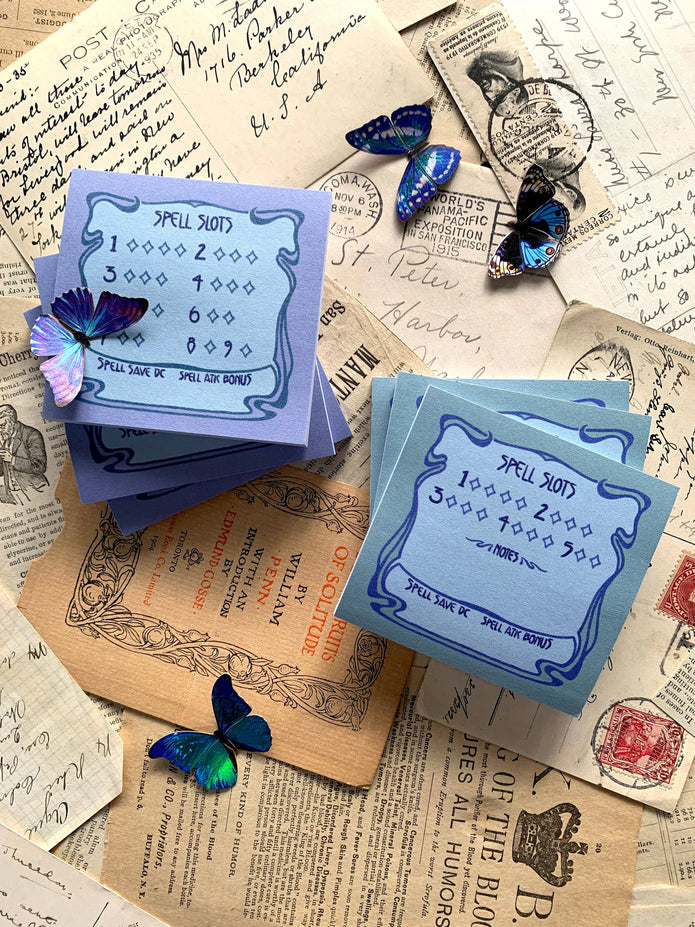 Spell Slot Sticky Notes