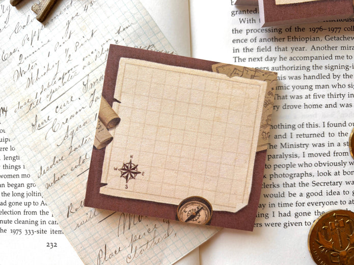 Cartographer's Map Sticky Notes