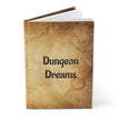 Dungeon Dreams Customizable Hardcover Journal — Vintage Compass RPG Campaign Notebook
