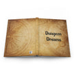 Dungeon Dreams Customizable Hardcover Journal — Vintage Compass RPG Campaign Notebook