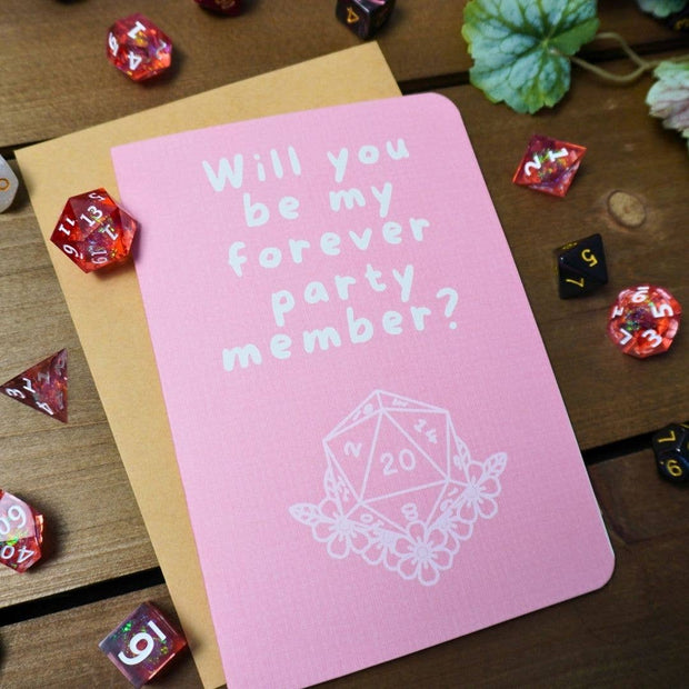 Forever Party Member Valentines Day Card