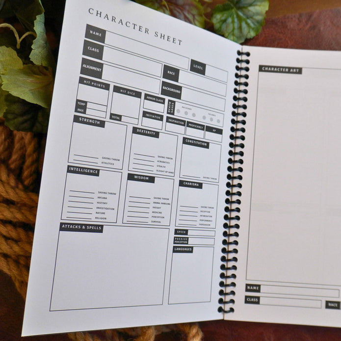 Character Compendium 5e Multi-Character Journal