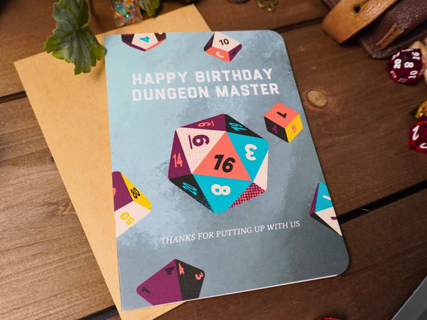 Dungeon Master Birthday Card