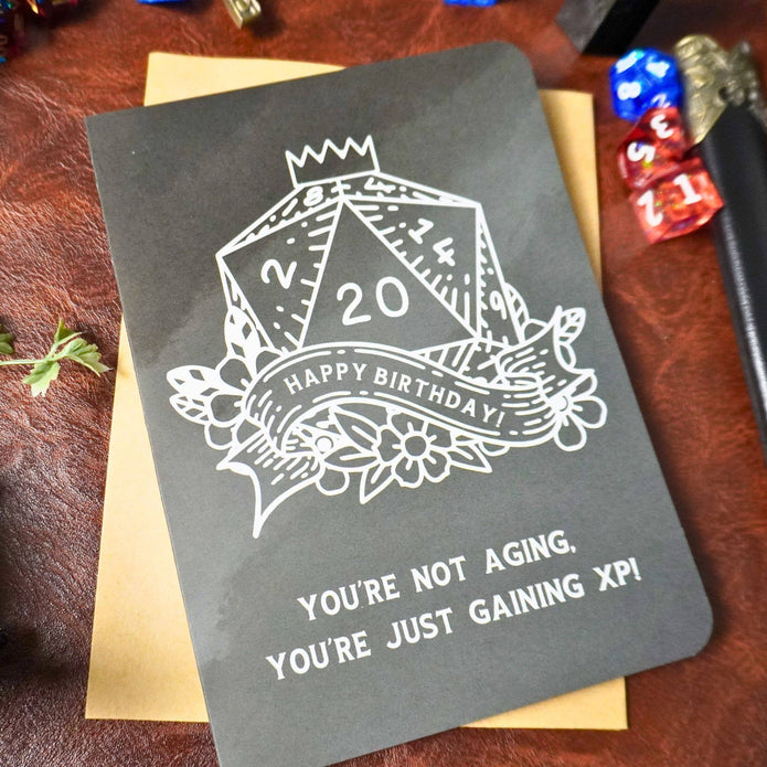You're Not Aging Birthday Card