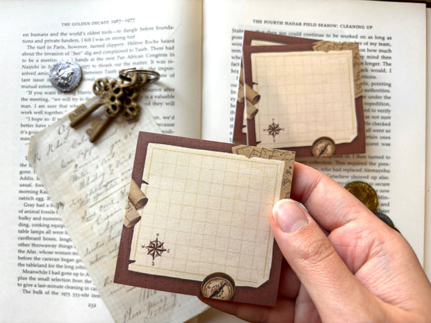 Cartographer's Map Sticky Notes