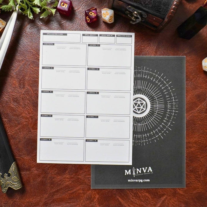 Mini 5e DnD Character Sheets