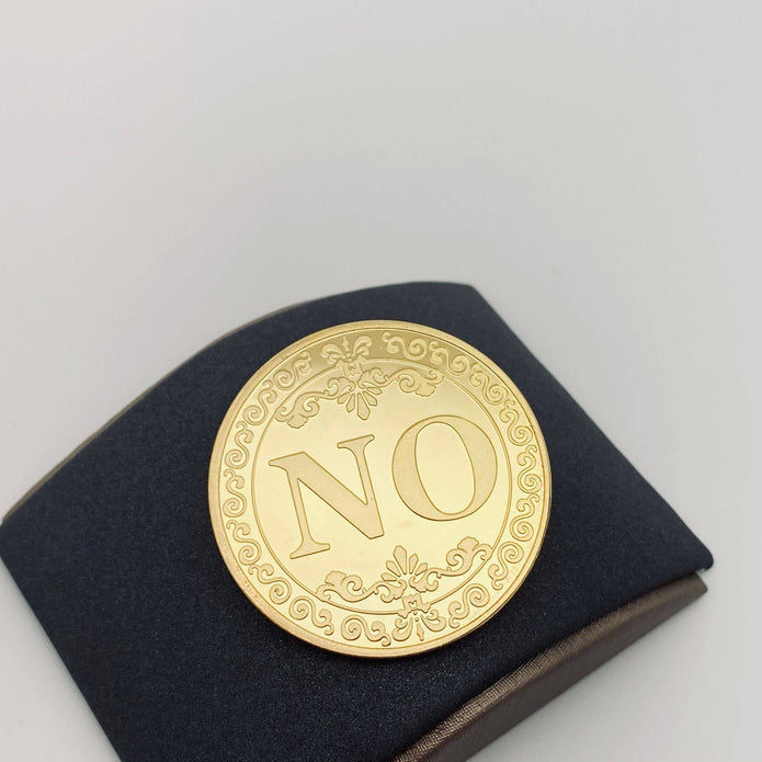3D Relief YES/NO Decision Coin