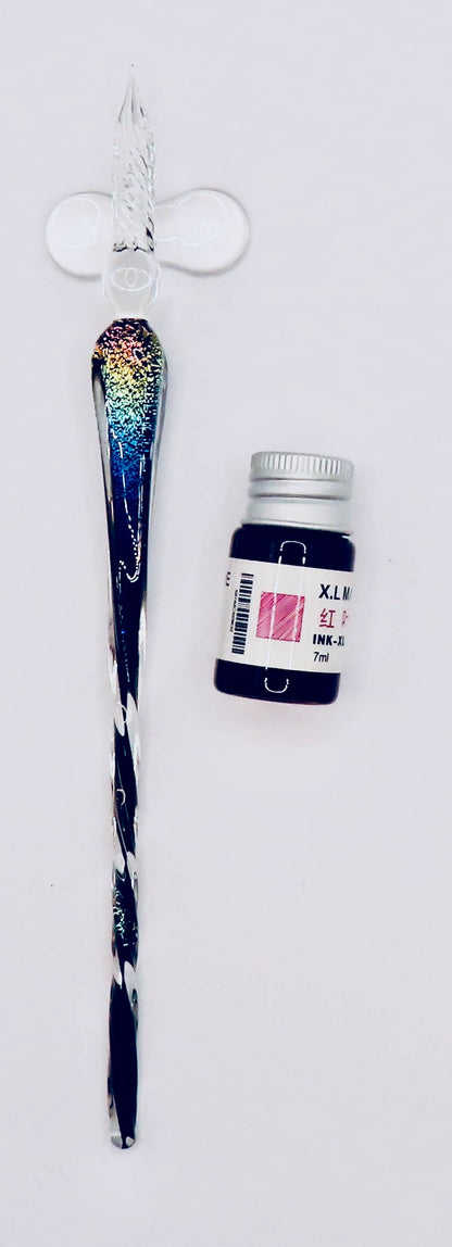 Glass Dip Pen - Dichoric