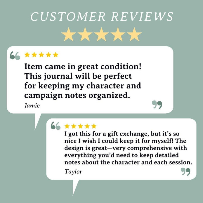 Record of Adventure 5e Character Journal