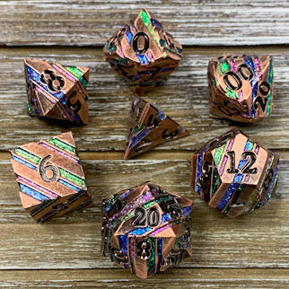 Celestial Fortress Metal Dice Set