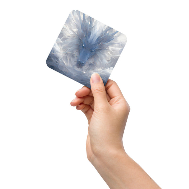 Misty Dragon Cork-back Coaster