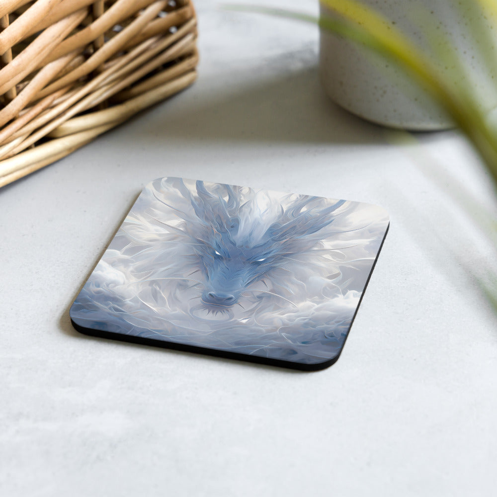Misty Dragon Cork-back Coaster