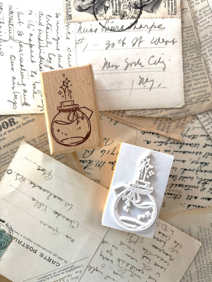 Potion Bottle Rubber Stamp