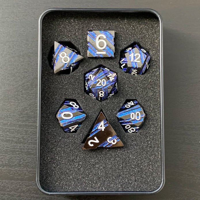 Dark Fortress Metal Dice Set