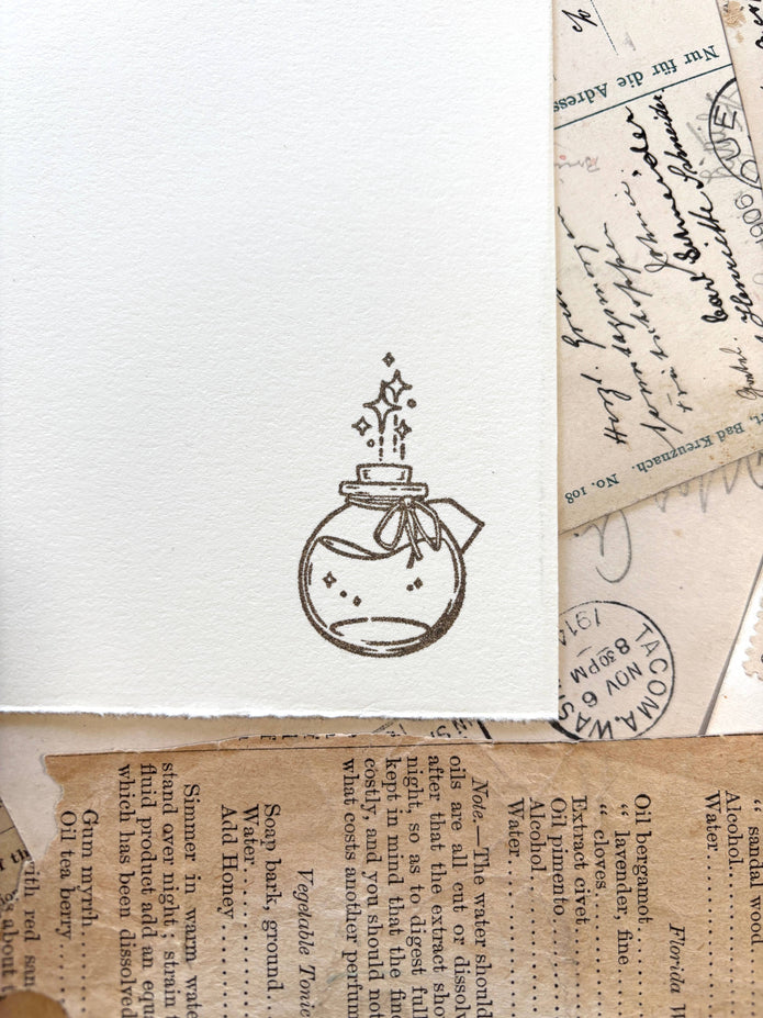 Potion Bottle Rubber Stamp