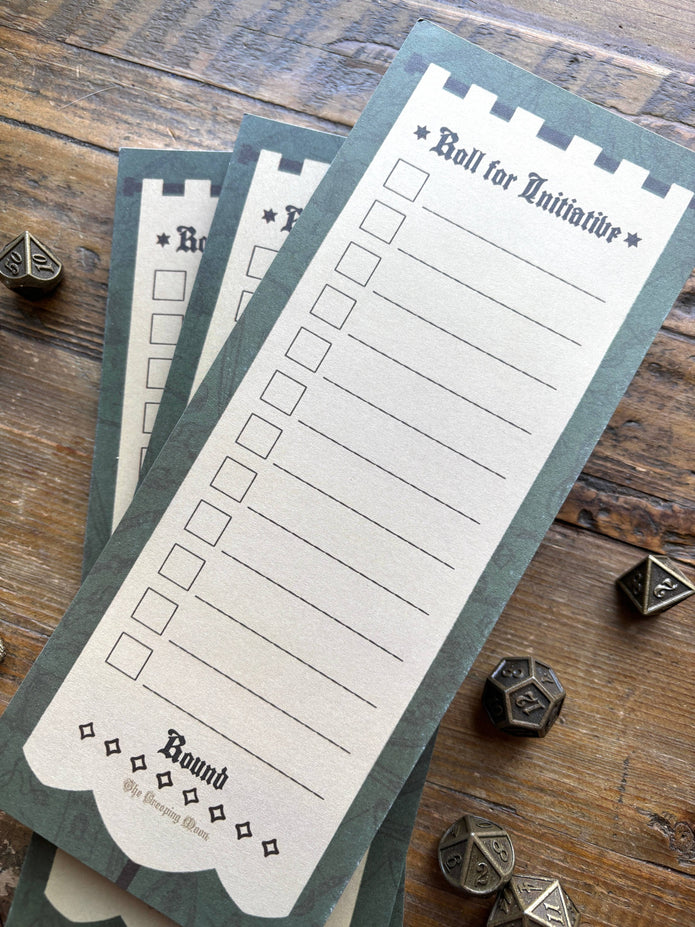 Initiative List Notepad