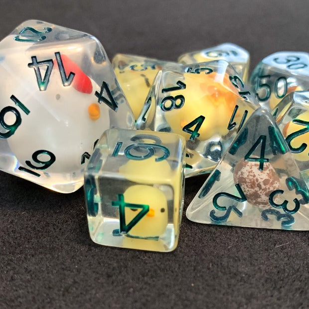 Chicken Family Dice Set