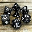 Jumbo Black Pearl Dice Set