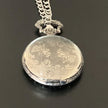Silver Steampunk Style Pocket Watch Shell with Metal Micro Dice Set