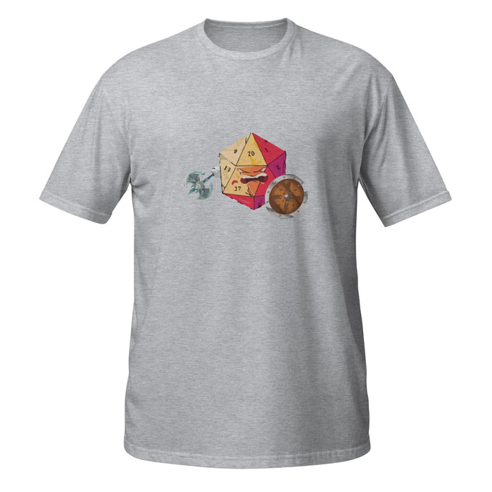 Camiseta unisex Luchando contra D20